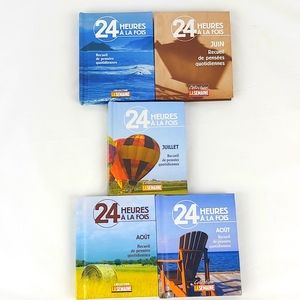 - 24 heures a la fois 5 mini livres en francais
